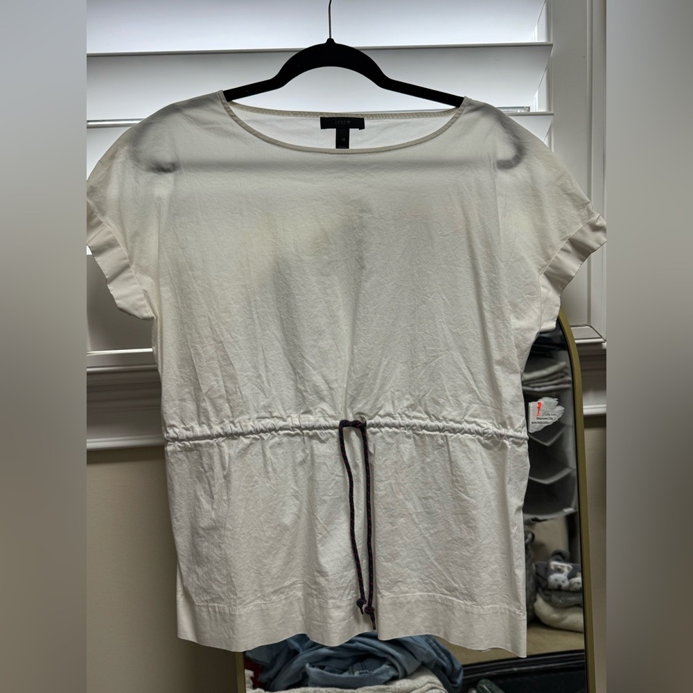 White Women's J.Crew blouse never worn